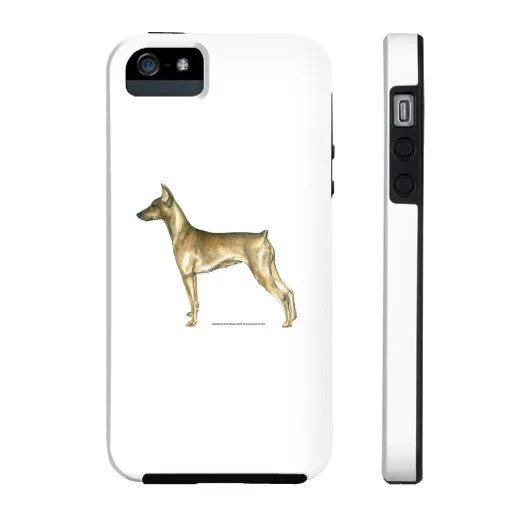 German Pinscher Illustration Phone Case