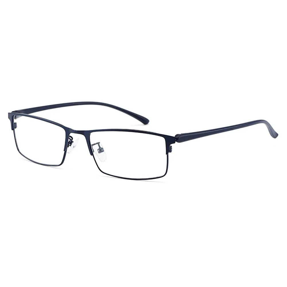 Gmei Men's Eyeglasses Titanium Alloy Legs IP Electroplating Y2529