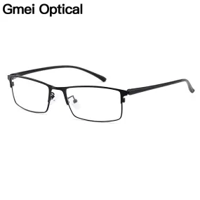 Gmei Men's Eyeglasses Titanium Alloy Legs IP Electroplating Y2529