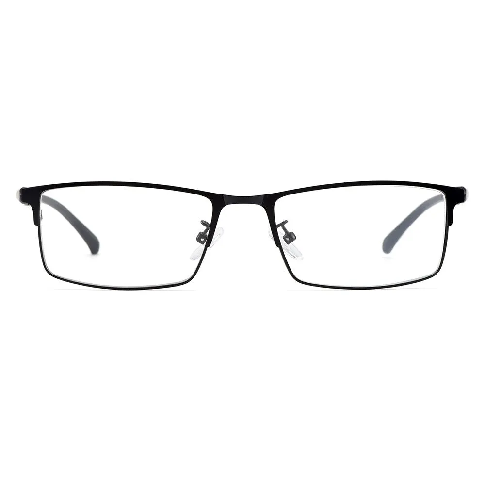 Gmei Men's Eyeglasses Titanium Alloy Legs IP Electroplating Y2529