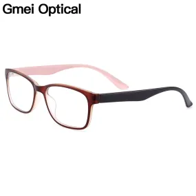 Gmei Women's Eyeglasses Ultralight Square Full Rim Plastic H8008