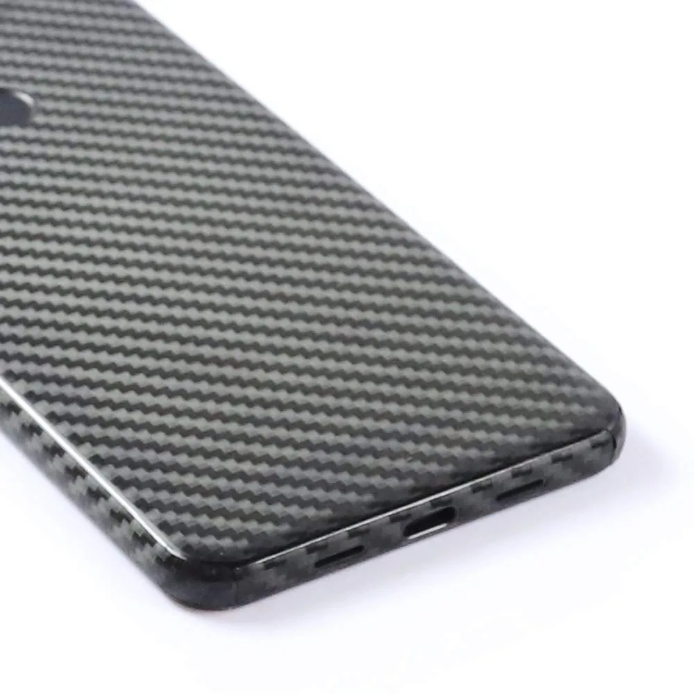 Google Pixel 3a XL Screen Protector   Black Carbon Fiber