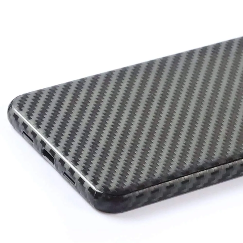 Google Pixel 3a XL Screen Protector   Black Carbon Fiber