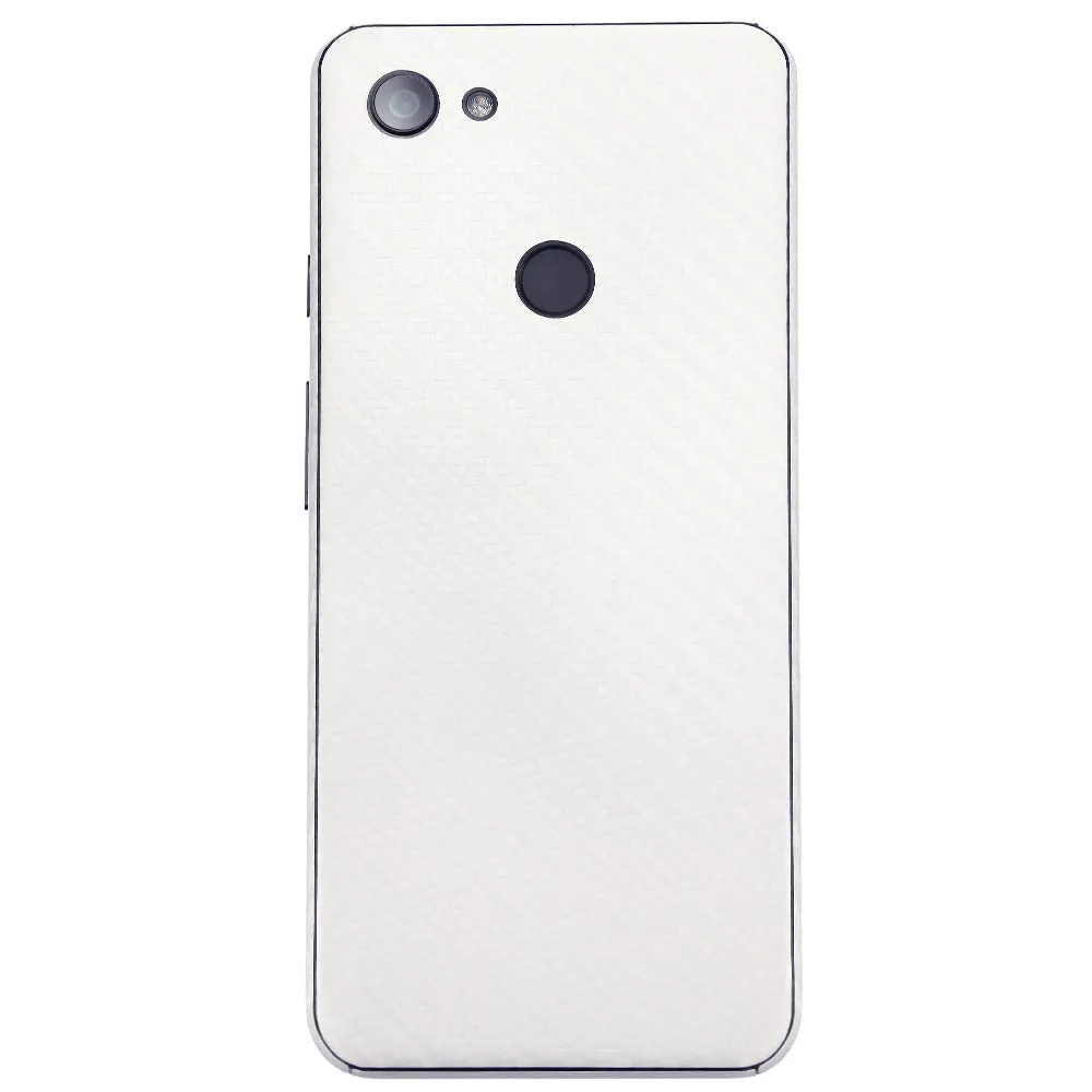 Google Pixel 3a XL Screen Protector   White Carbon Fiber