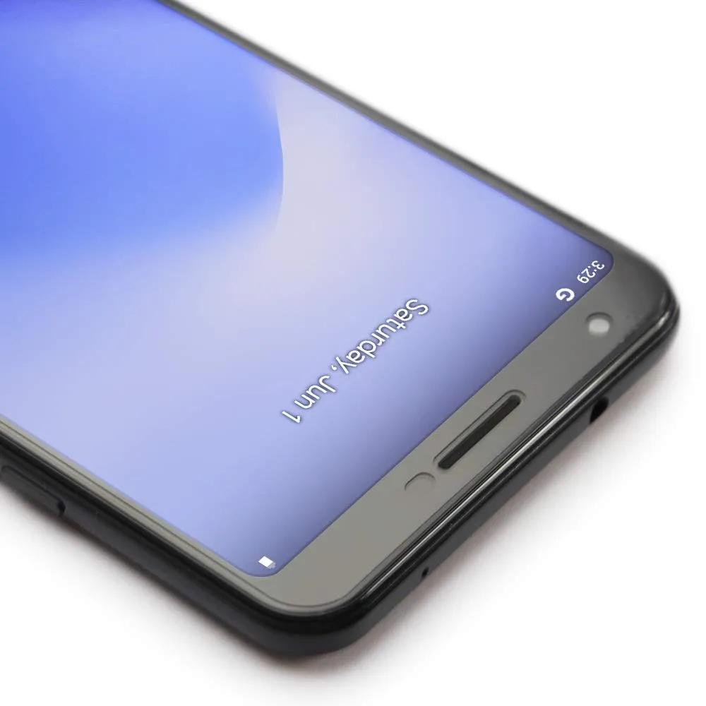 Google Pixel 3a XL Screen Protector   White Carbon Fiber