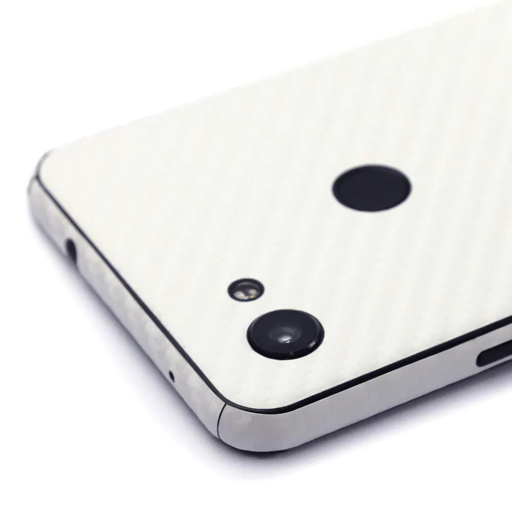 Google Pixel 3a XL Screen Protector   White Carbon Fiber