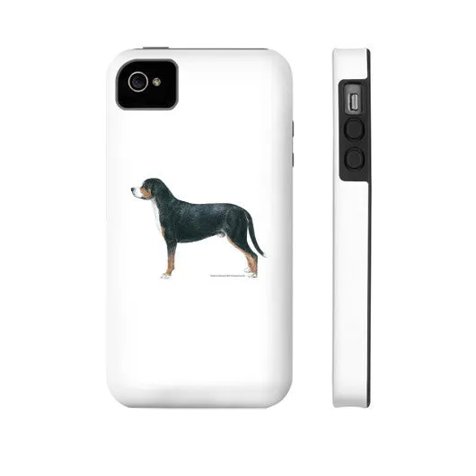 Greater Swiss Mountain Dog Illustration Phone Case