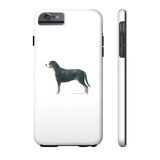 Greater Swiss Mountain Dog Illustration Phone Case