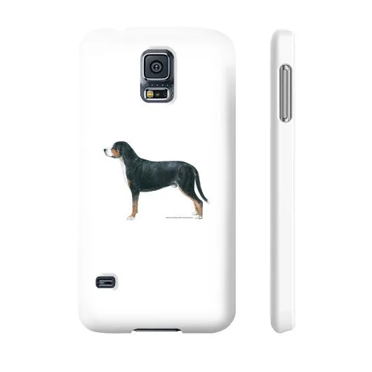 Greater Swiss Mountain Dog Illustration Phone Case