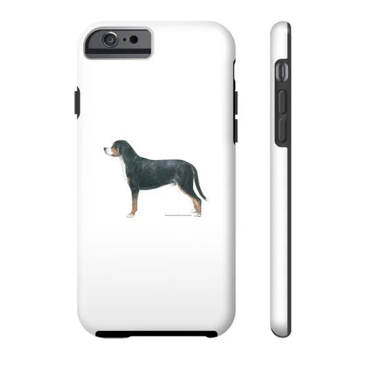Greater Swiss Mountain Dog Illustration Phone Case