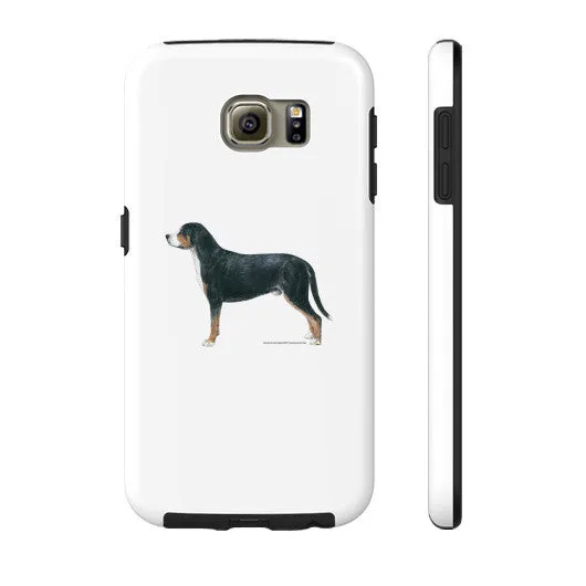 Greater Swiss Mountain Dog Illustration Phone Case