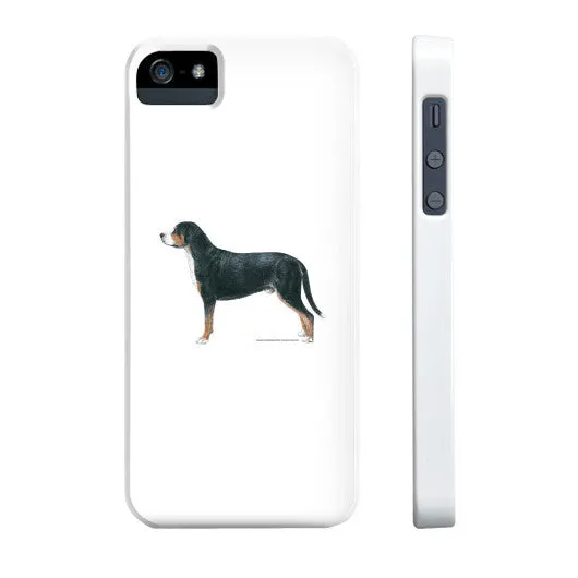 Greater Swiss Mountain Dog Illustration Phone Case