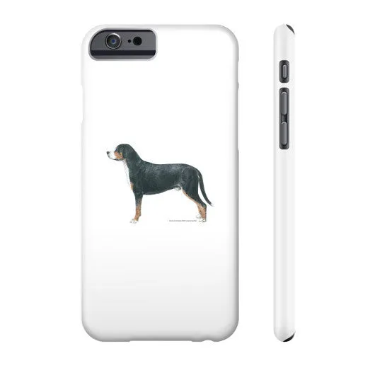 Greater Swiss Mountain Dog Illustration Phone Case