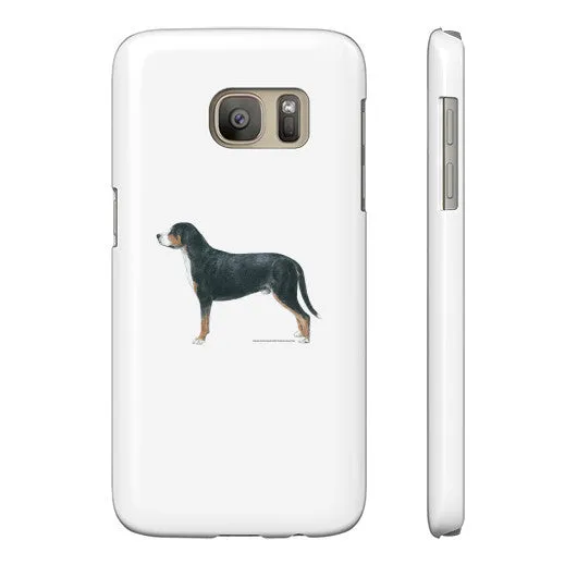 Greater Swiss Mountain Dog Illustration Phone Case
