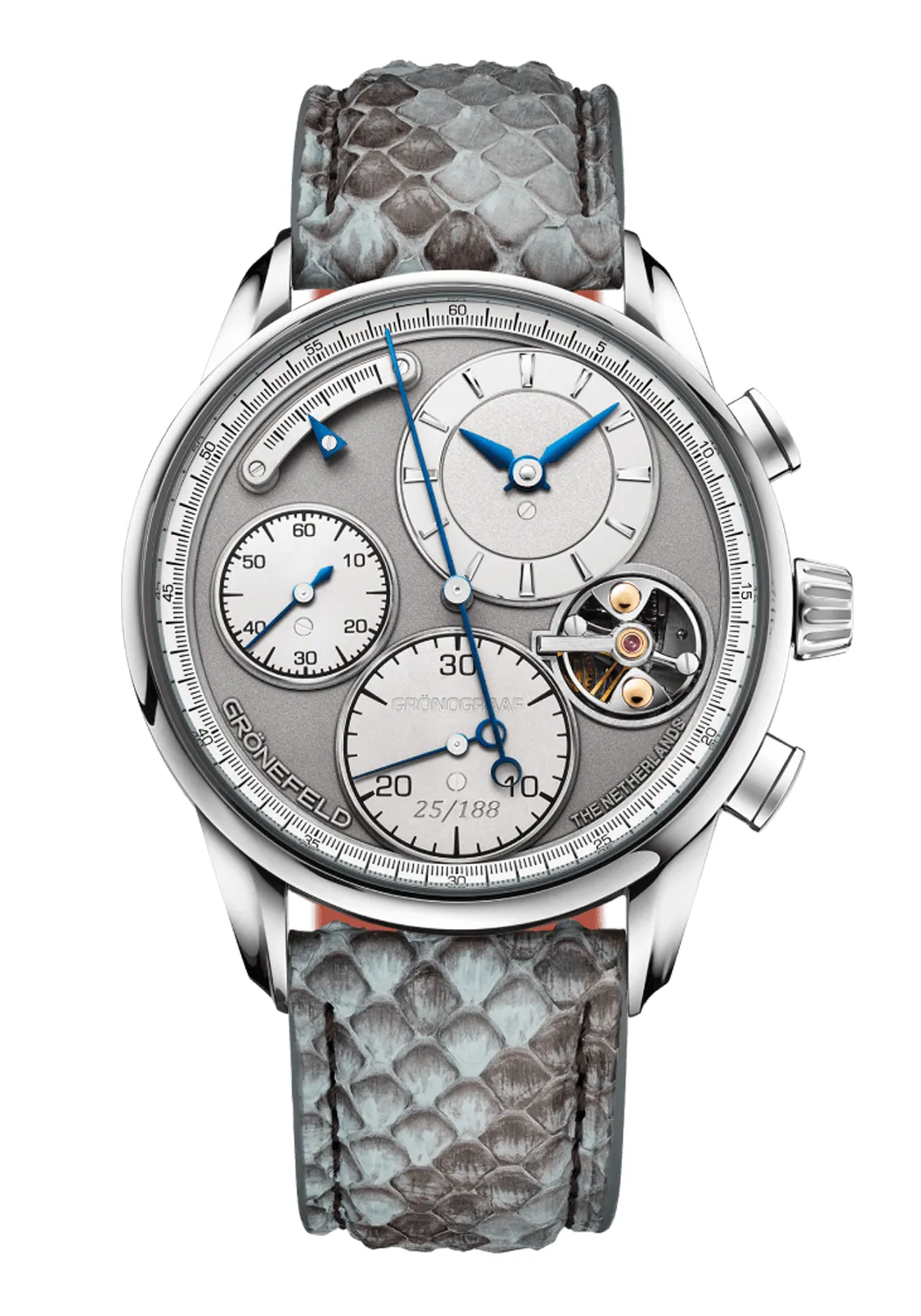 Grönefeld 1941 Grönograaf Stainless Steel | LE188 | Choose Strap
