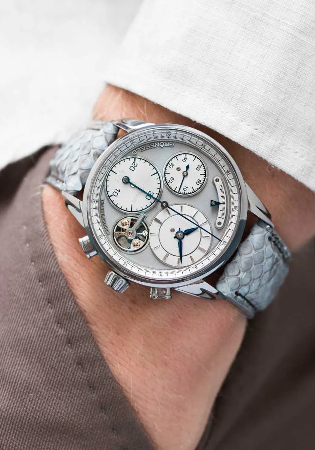 Grönefeld 1941 Grönograaf Stainless Steel | LE188 | Choose Strap