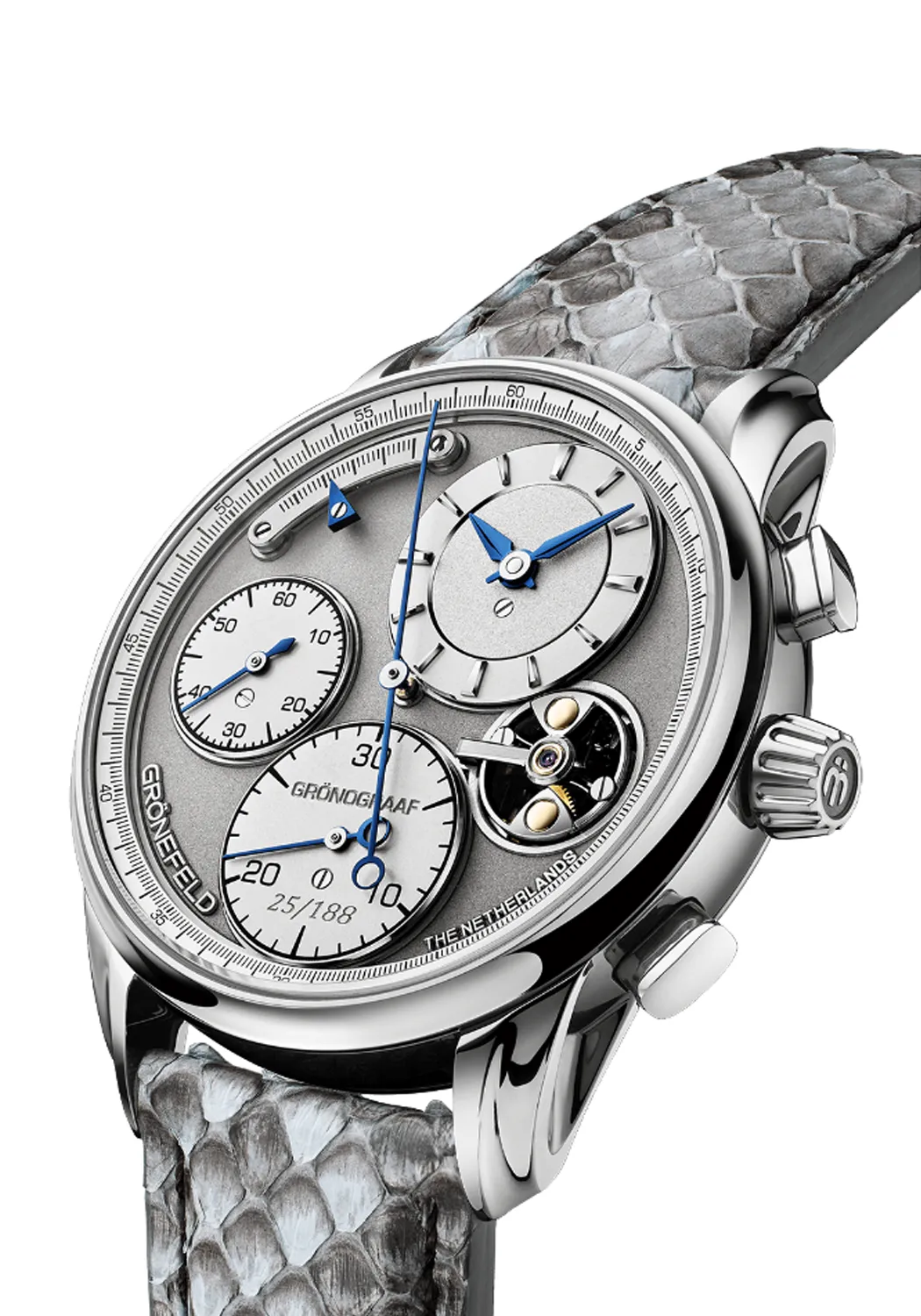 Grönefeld 1941 Grönograaf Stainless Steel | LE188 | Choose Strap