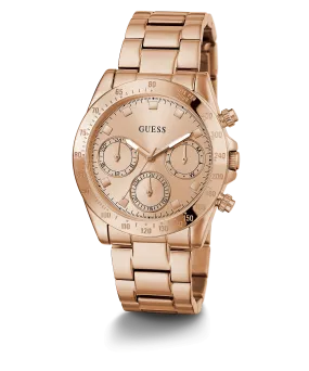 Guess Eclipse Rose Gold Tone Unisex Watch GW0314L3
