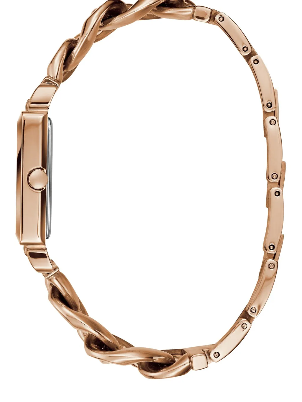 Guess Vanity All Rose Gold Square Women's Watch W1029L3