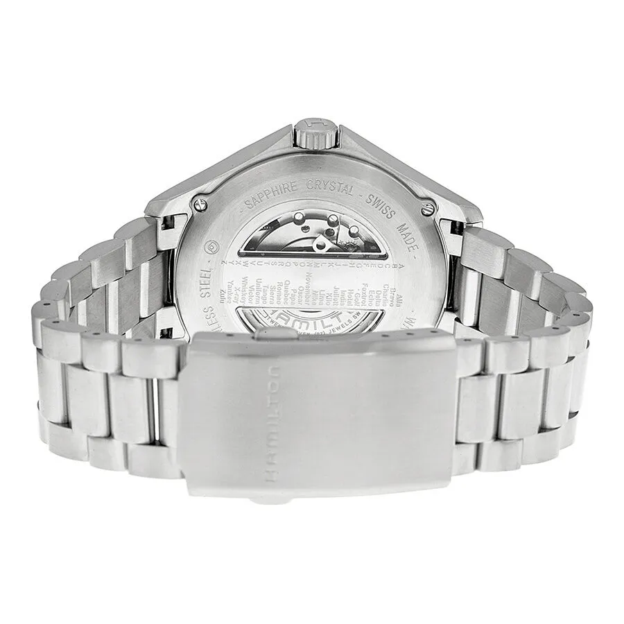 Hamilton Khaki Aviation Black Dial Stainless Steel Automatic Men's Watch H76655133