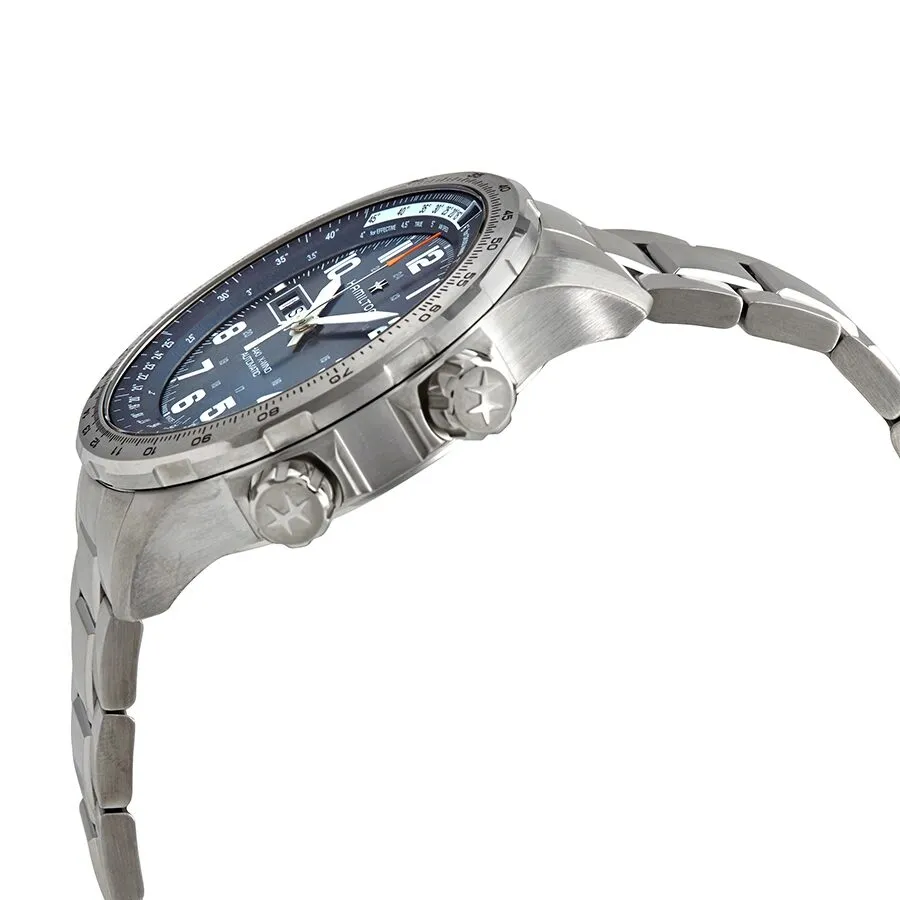 Hamilton Khaki Aviation X-Wind Automatic Blue Dial Men's Watch H77765141