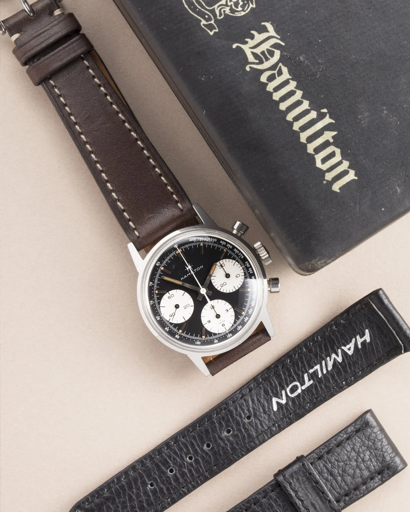 Hamilton Reverse Panda Chronograph LNOS