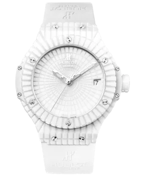 Hublot Big Bang 41mm White Caviar Ceramic & Rubber Men's Watch