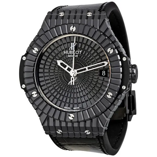 Hublot Big Bang Caviar Black Ceramic Men's Watch 346CX1800BR 346.CX.1800.BR