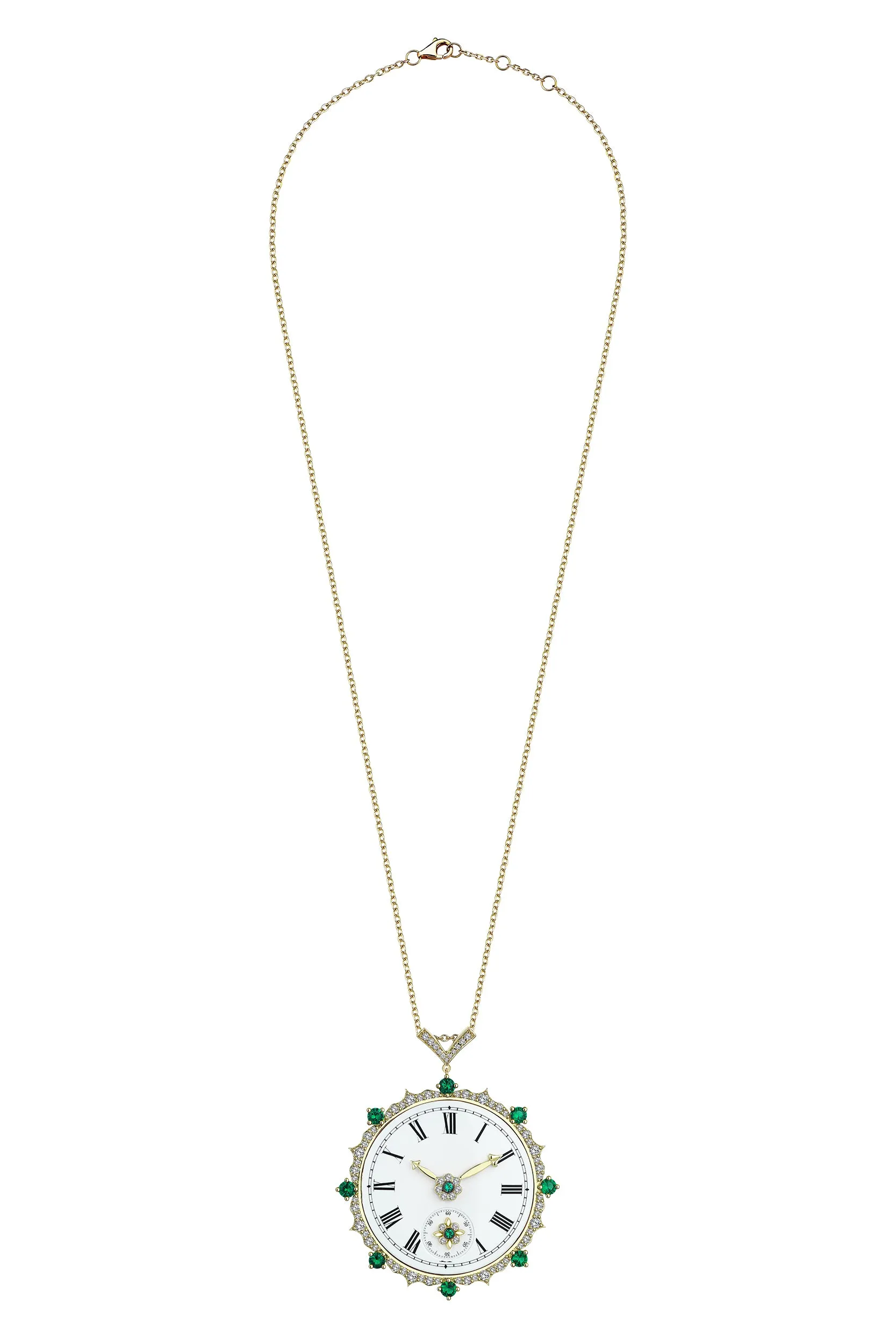 ILLUSION NECKLACE - emerald