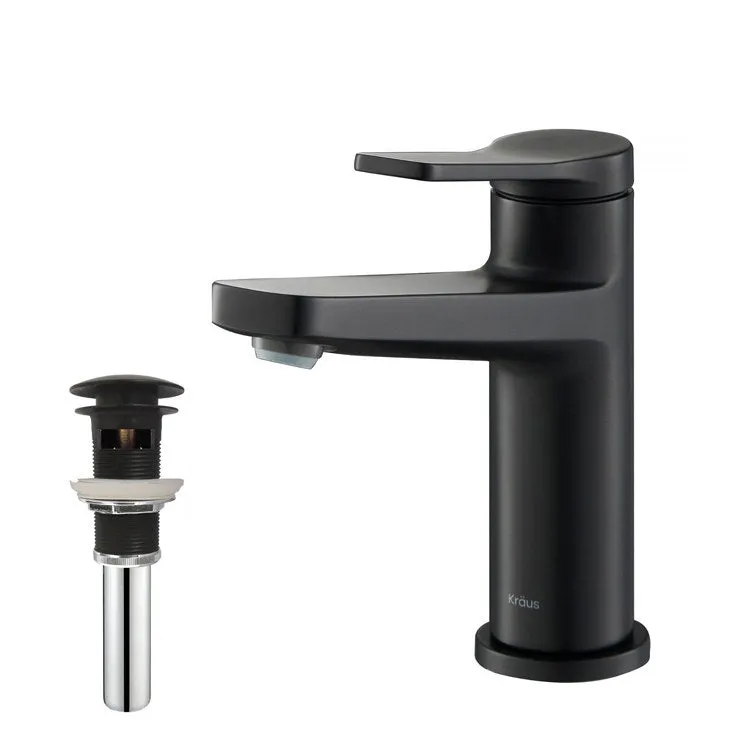 Indy Single Handle Bathroom Faucet with Pop-Up Drain with Pop-Up Drain and Overflow