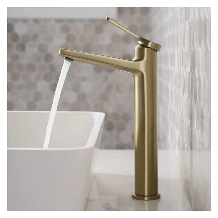 Indy Single Handle Vessel Bathroom Faucet and Pop-Up Drain