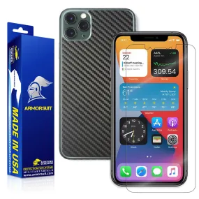 iPhone 11 Pro Screen Protector   Carbon Fiber Skin