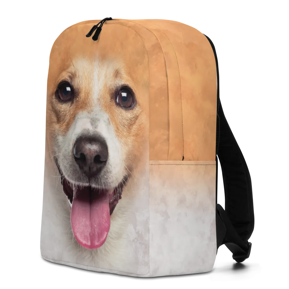 Jack Russel Dog Minimalist Backpack