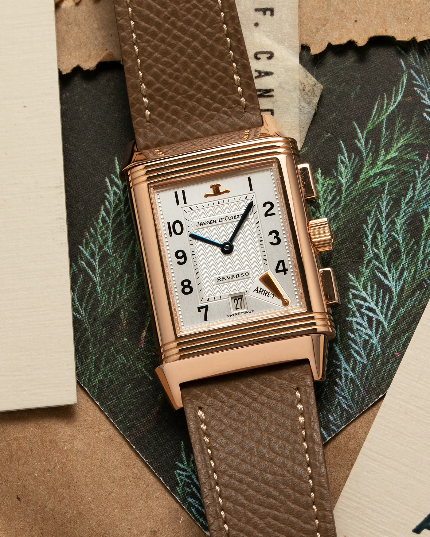 Jaeger LeCoultre Reverso Chronograph Ref. 270.2.69 Prototype 'BALE' 1996