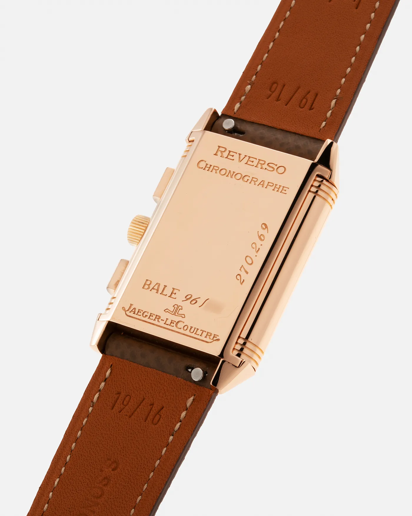 Jaeger LeCoultre Reverso Chronograph Ref. 270.2.69 Prototype 'BALE' 1996