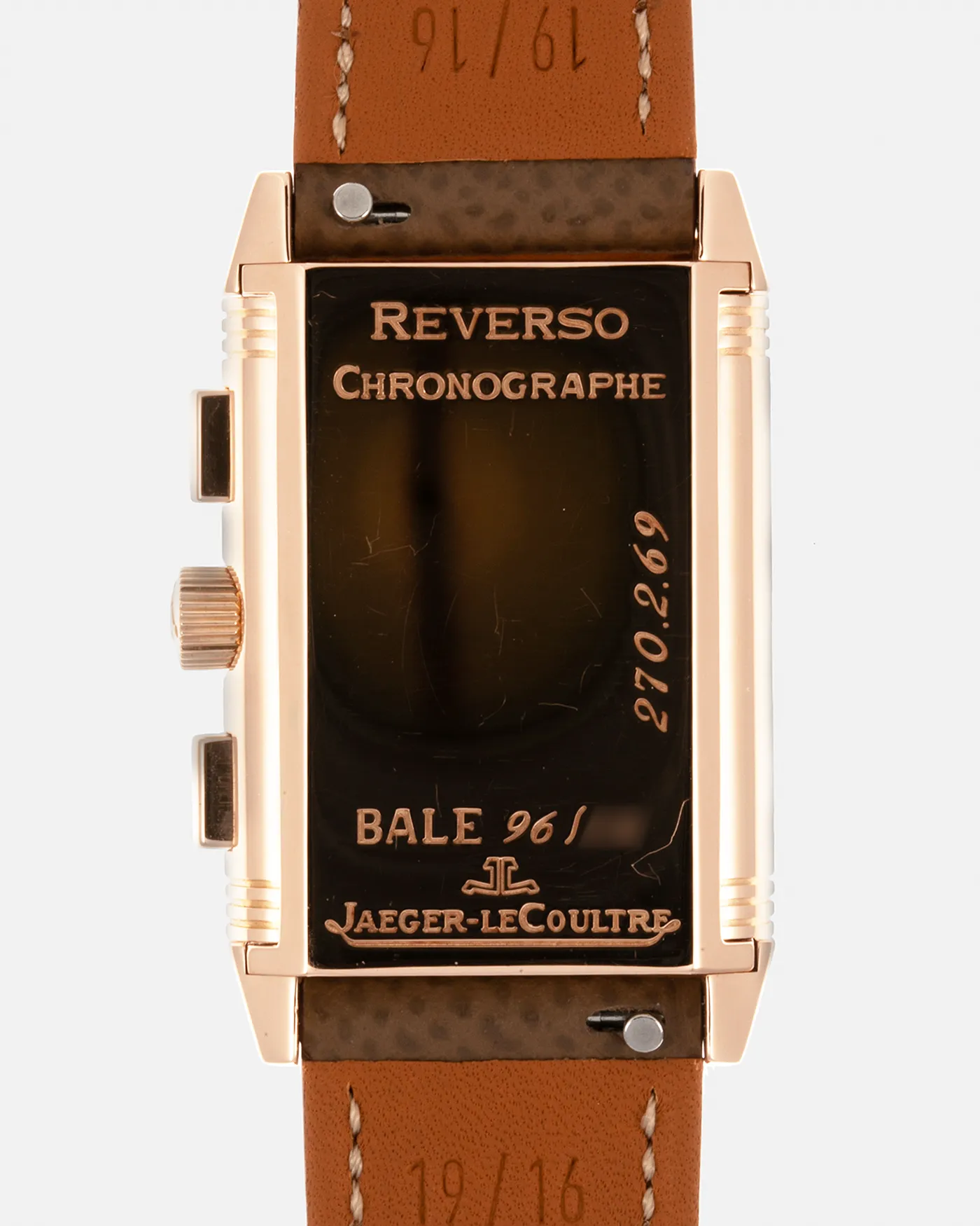 Jaeger LeCoultre Reverso Chronograph Ref. 270.2.69 Prototype 'BALE' 1996