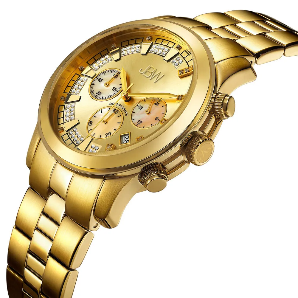 JBW Delano Chronograph Diamond Dial Men's Watch JB-6218-E