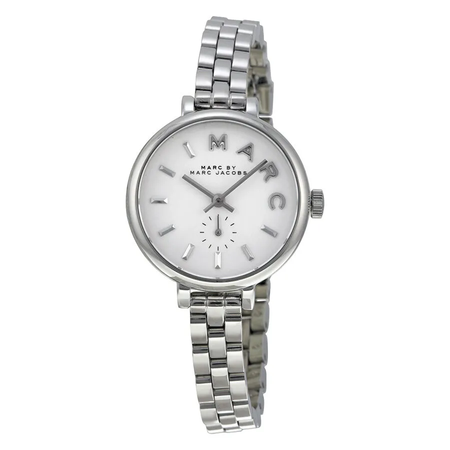 Marc By Marc Jacobs White Dial Stainless Steel Ladies Watch MBM8642