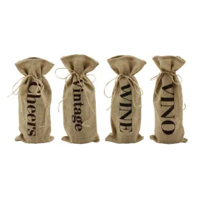 Marketplace: Assorted Jute Message Bottle Sacks