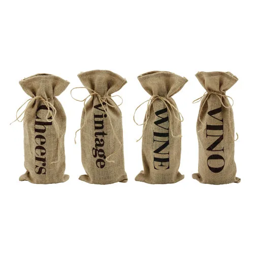 Marketplace: Assorted Jute Message Bottle Sacks