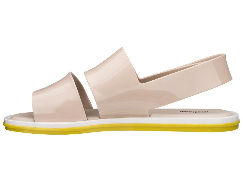 Melissa Carbon Flat Casual Beige Sandal For Women