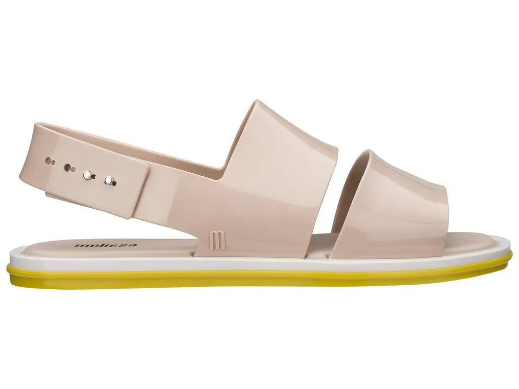 Melissa Carbon Flat Casual Beige Sandal For Women