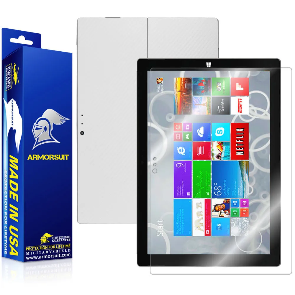 Microsoft Surface Pro 3 Screen Protector   Vinyl Skin Wrap Film