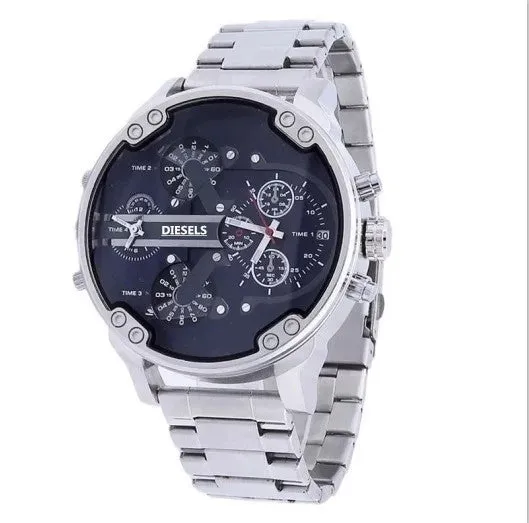 Montre luxe Military Clock Leather  Watch Men's Sport Quartz Diesels Watch