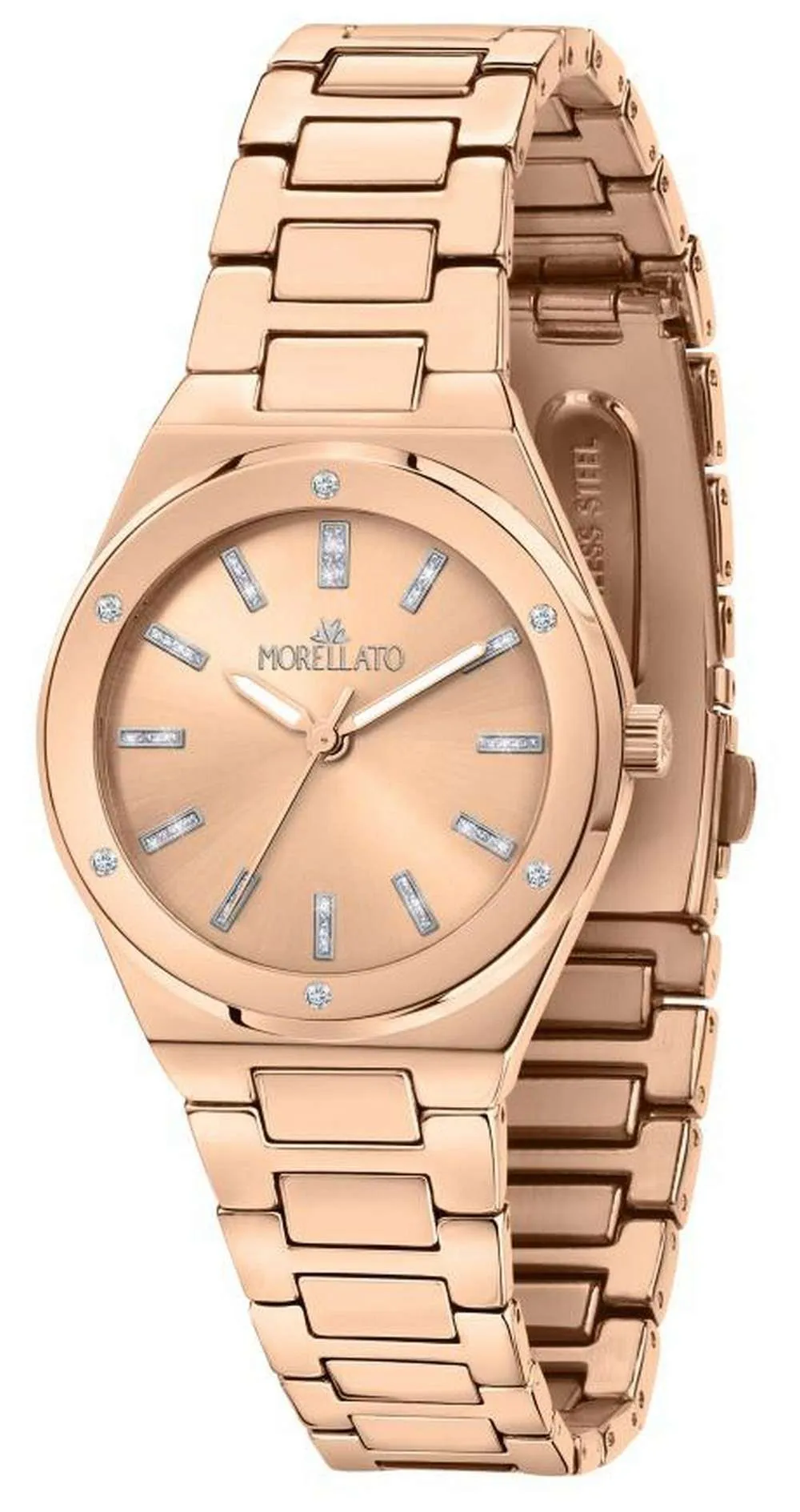 Morellato Ego Rose Gold Tone Stainless Steel Quartz R0153164507 Womens Watch