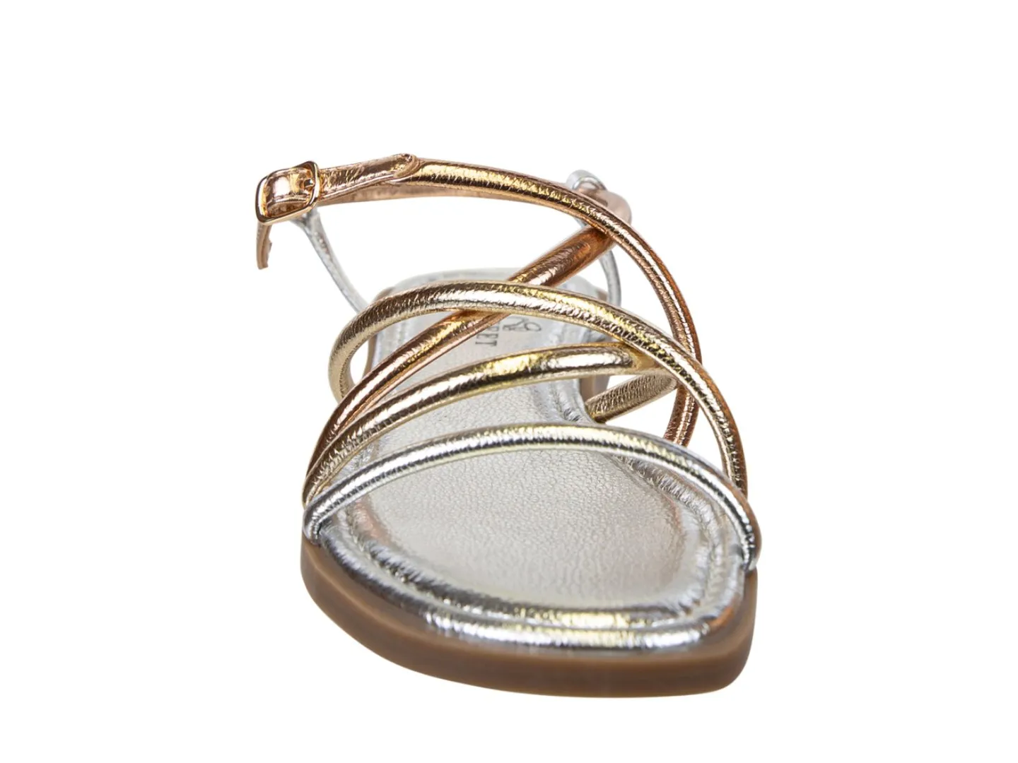 NAKED FEET - MINIMALIST in GOLD Flat Sandals