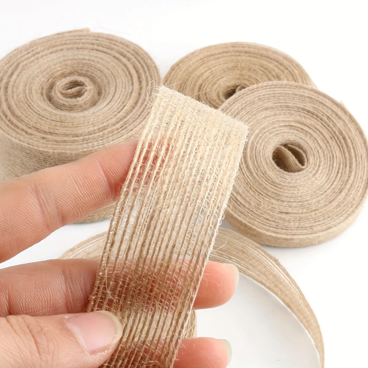 Natural Jute Ribbon for DIY Crafts and Decorations