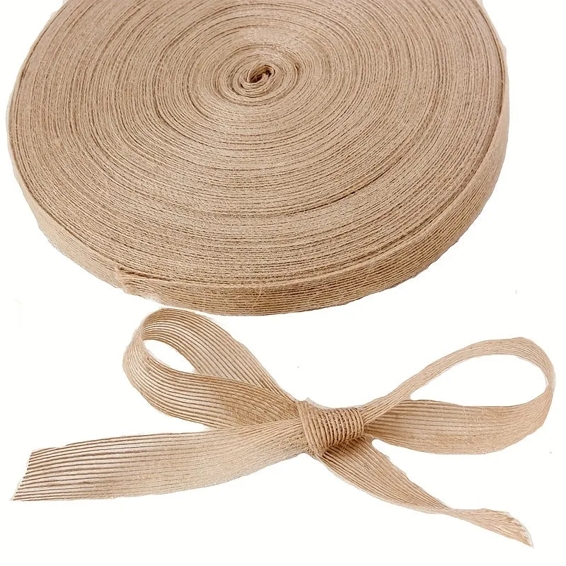 Natural Jute Ribbon for DIY Crafts and Decorations