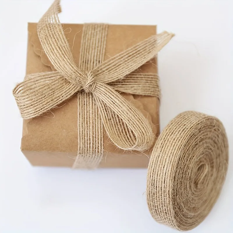 Natural Jute Ribbon for DIY Crafts and Decorations