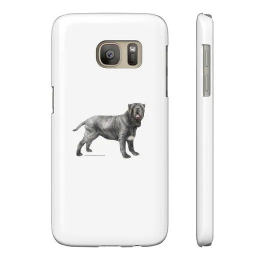 Neapolitan Mastiff Illustration Phone Case